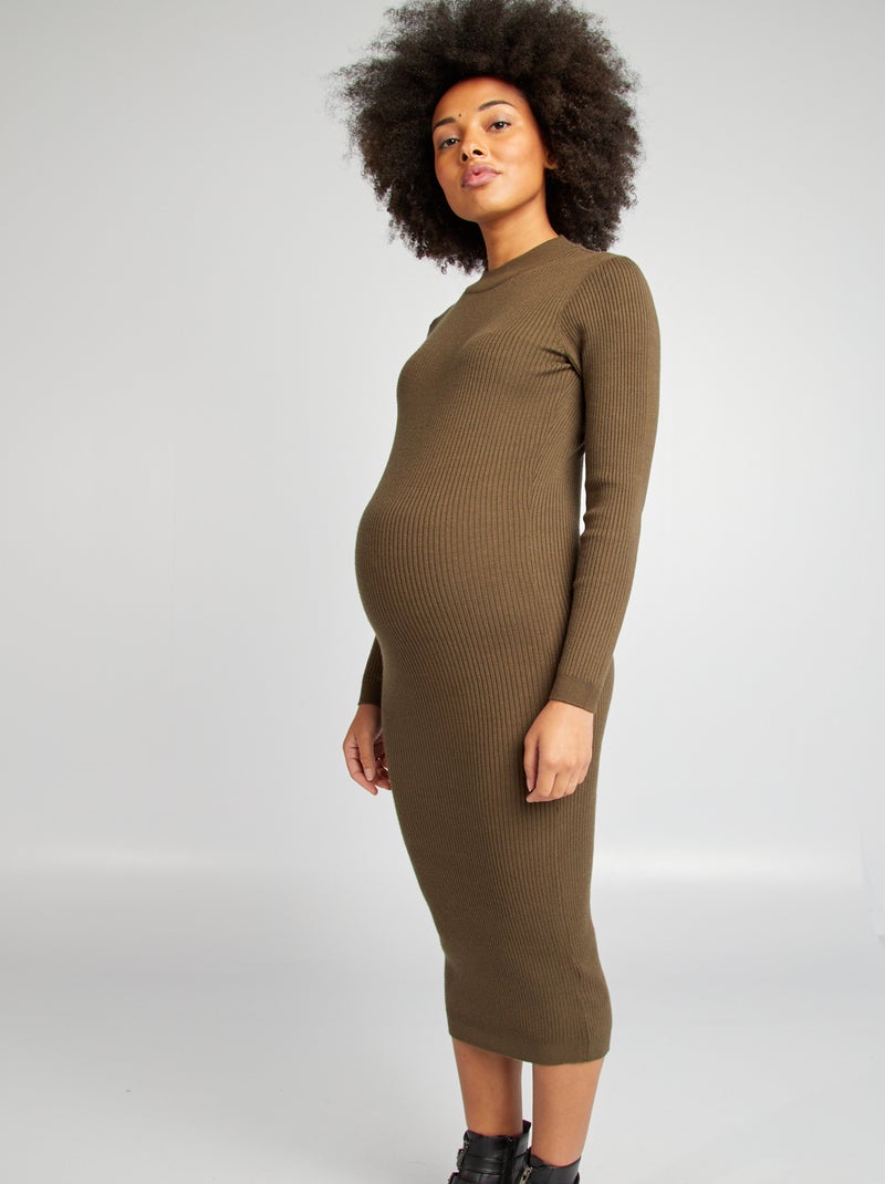 Vestito lungo premaman KAKI - Kiabi