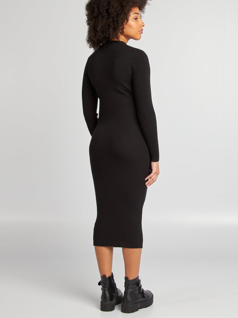 Vestito lungo premaman nero - Kiabi