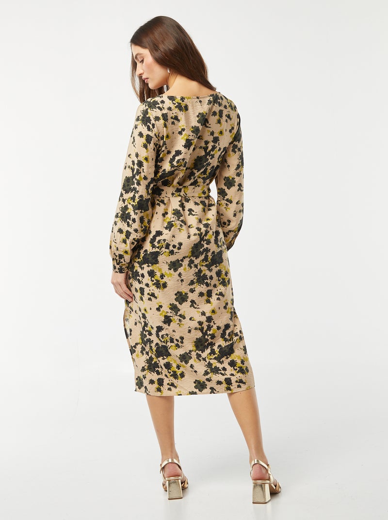 Vestito lungo stampato 'JDY' BEIGE - Kiabi