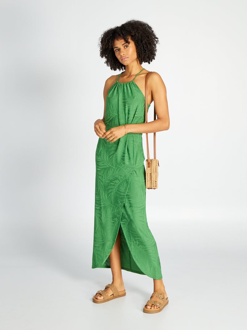 Vestito lungo verde - Kiabi