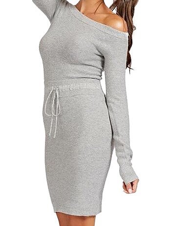 Vestito Maglione Donna Guess Spalle Scoperte