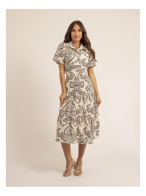 Vestito midi a motivi IONELA - Kiabi