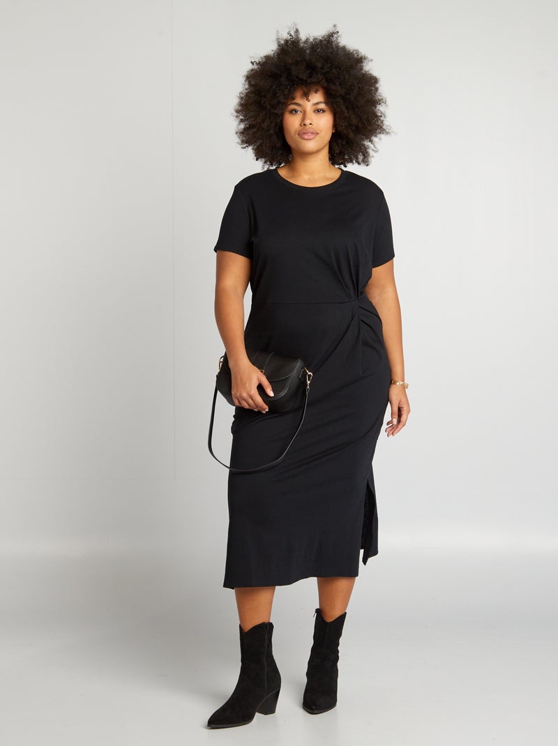 Kiabi Vestito Cotone Nero Kiabi Vestiti Donna 2025