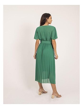 Vestito midi con cintura ISALA