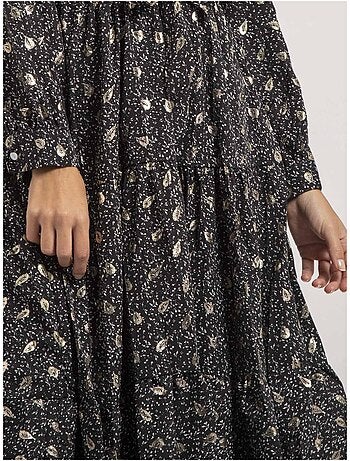 Vestito midi con stampa IVELIA