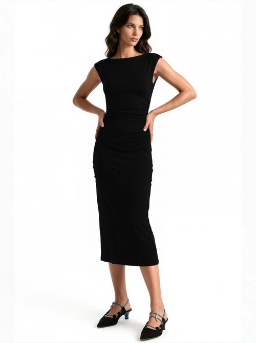Vestito midi da donna in poliammide ed elastan busem - Kiabi Vestito midi da donna in poliammide ed elastan busem - Kiabi