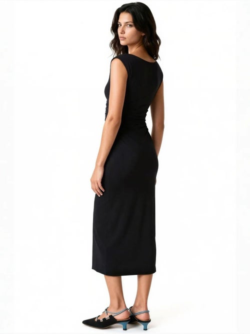 Vestito midi da donna in poliammide ed elastan busem - Kiabi Vestito midi da donna in poliammide ed elastan busem - Kiabi