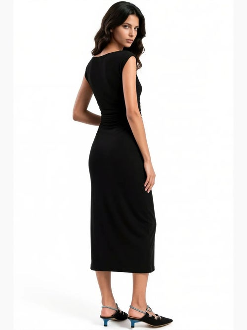 Vestito midi da donna in poliammide ed elastan busem - Kiabi Vestito midi da donna in poliammide ed elastan busem - Kiabi