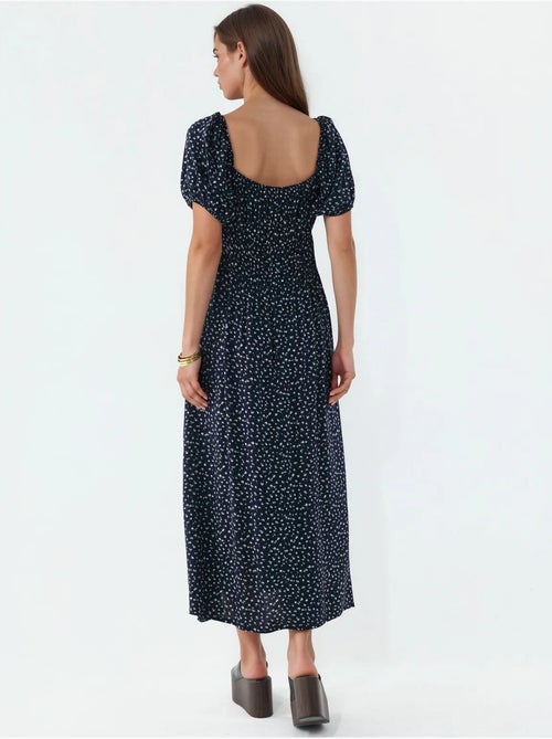 Vestito midi da donna in popeline di viscosa busem - Kiabi Vestito midi da donna in popeline di viscosa busem - Kiabi