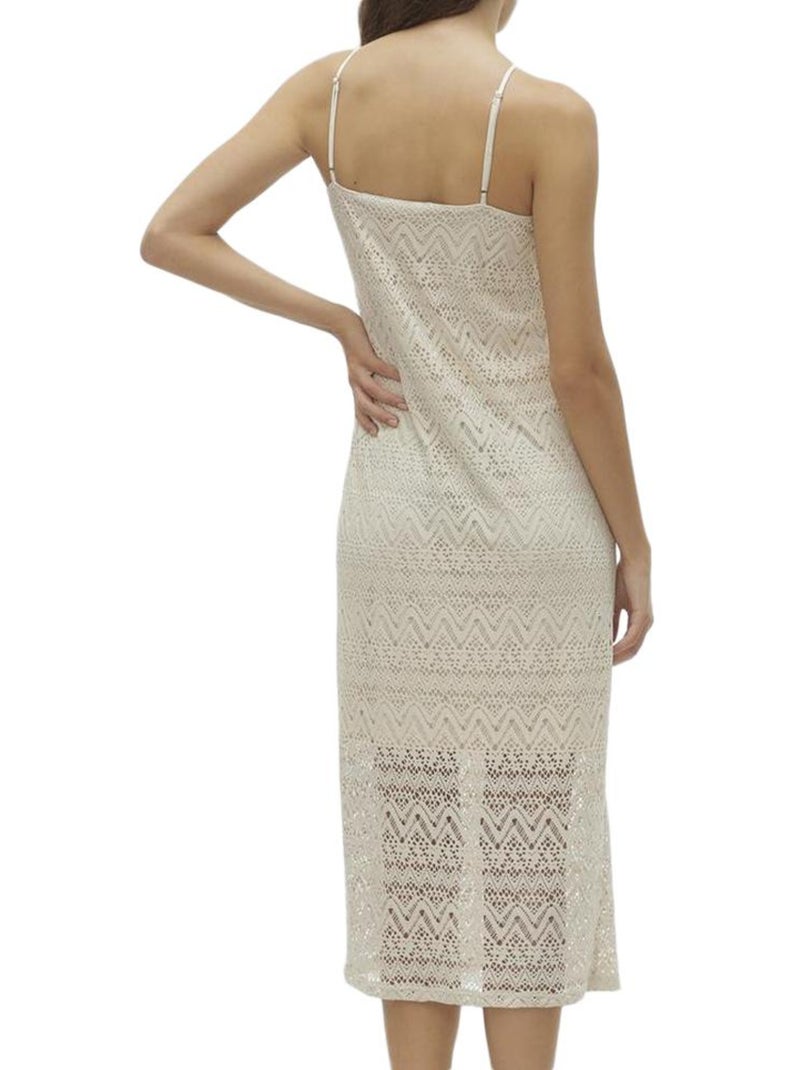 Vestito Midi da Donna Vero Moda Beige - Kiabi