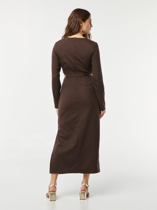 Vestito midi effetto twist davanti - Kiabi