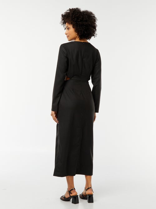 Vestito midi effetto twist davanti - Kiabi