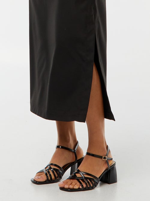 Vestito midi effetto twist davanti - Kiabi