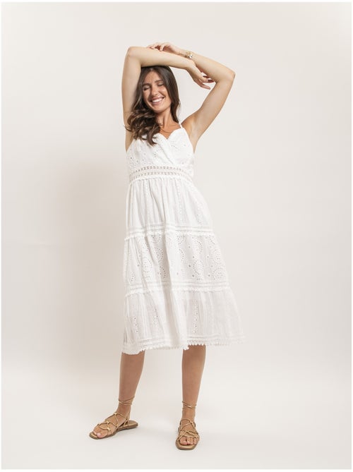Vestito midi in pizzo ILOE - Kiabi