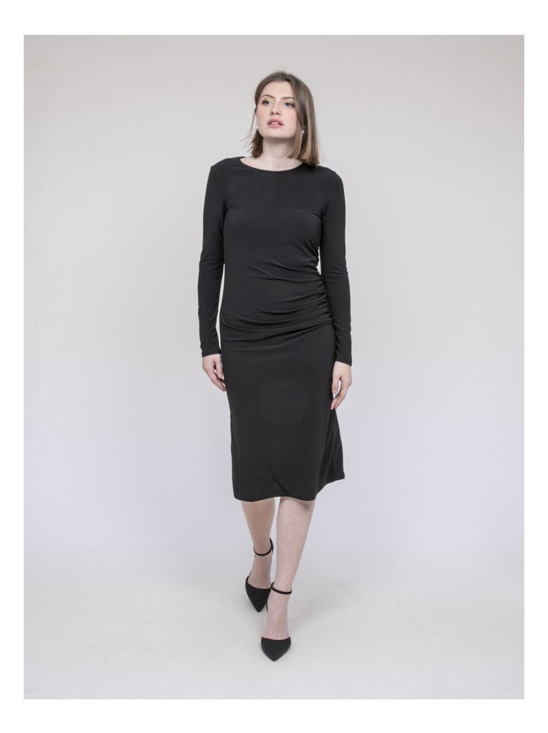Vestito midi IRENA Nero - Kiabi