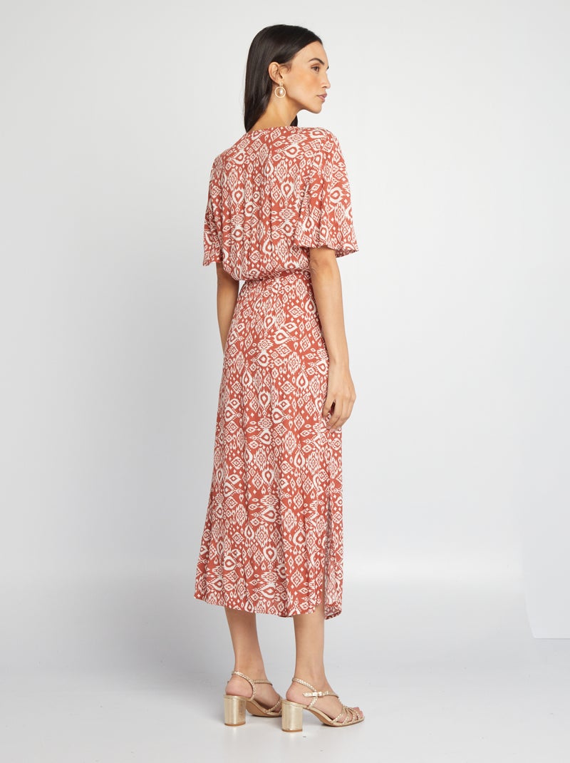 Vestito midi MARRONE - Kiabi