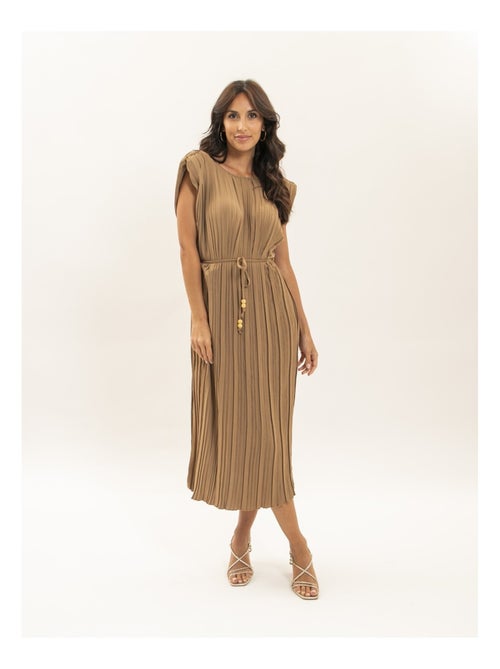 Vestito midi plissettato IROVE - Kiabi