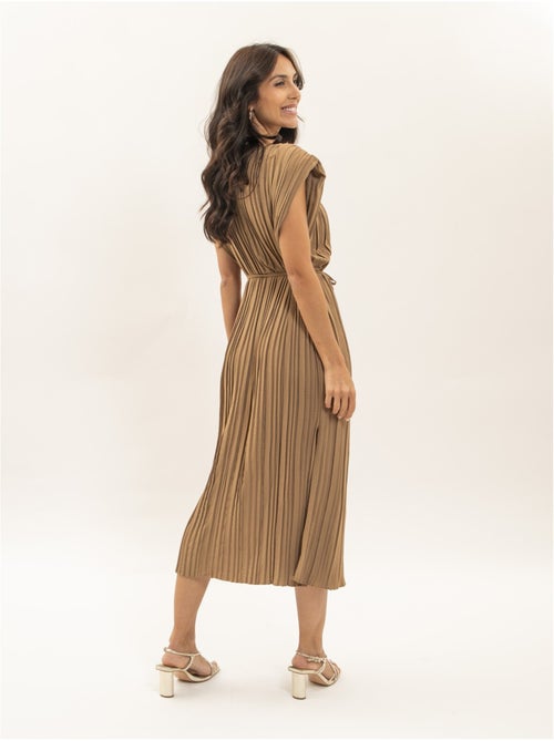 Vestito midi plissettato IROVE - Kiabi