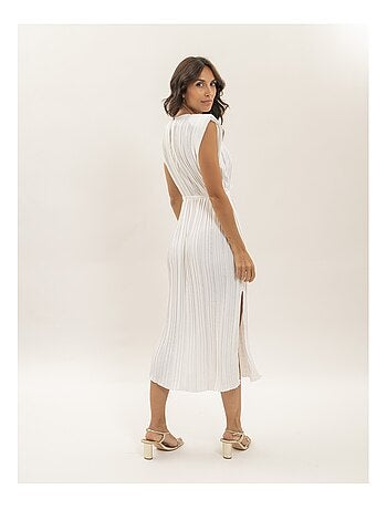 Vestito midi plissettato IROVE