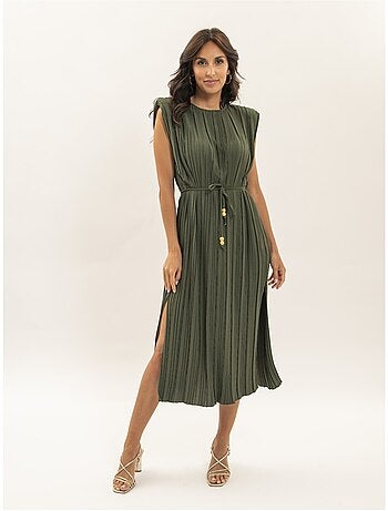 Vestito midi plissettato IROVE