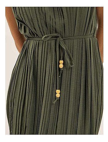 Vestito midi plissettato IROVE