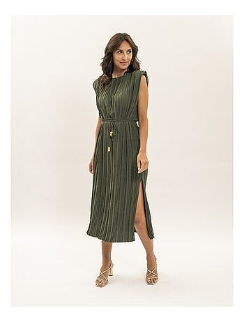 Vestito midi plissettato IROVE