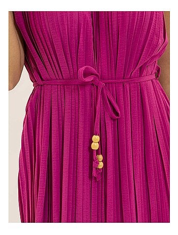 Vestito midi plissettato IROVE