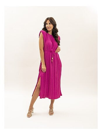 Vestito midi plissettato IROVE