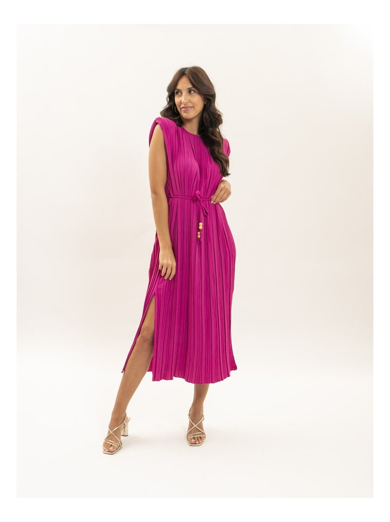 Vestito midi plissettato IROVE Viola - Kiabi