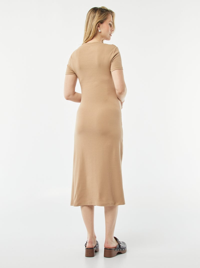 Vestito midi premaman BEIGE - Kiabi