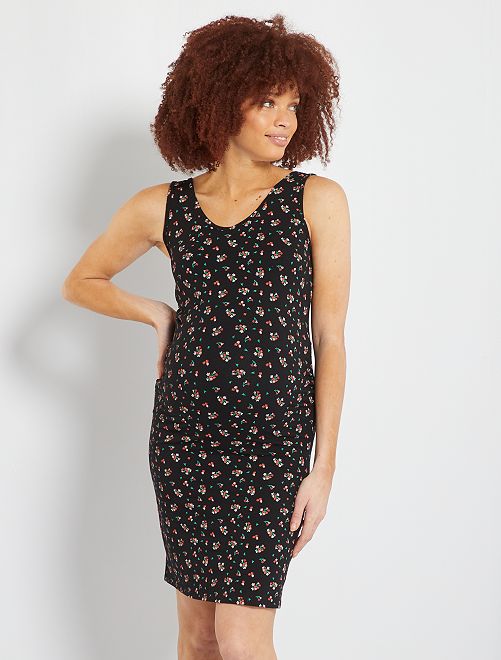Vestito midi premaman - NERO - Kiabi - 10.00€