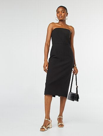 Vestito midi vestito bustier