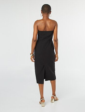 Vestito midi vestito bustier