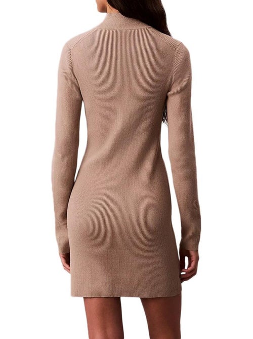 Vestito Mini Calvin Klein Jeans con Scollo - Kiabi Vestito Mini Calvin Klein Jeans con Scollo - Kiabi