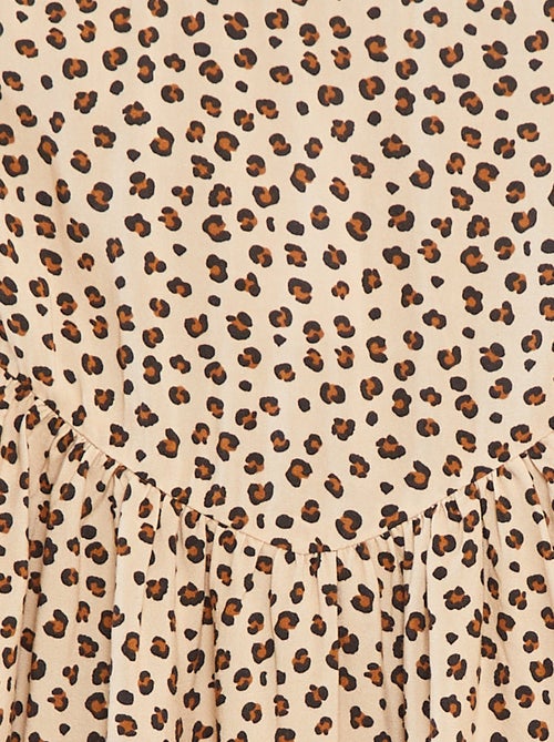 Vestito morbido con spalline sottili e motivo all over - Kiabi