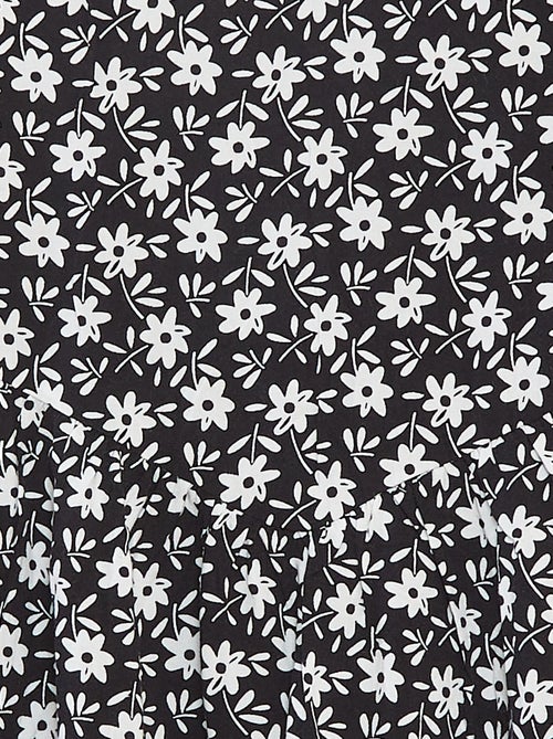 Vestito morbido con spalline sottili e motivo all over - Kiabi