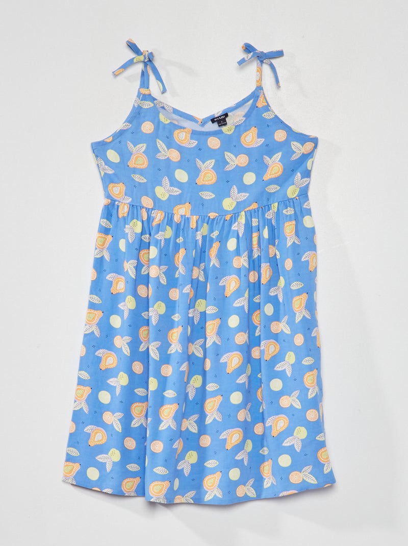 Vestito morbido con stampa BLU - Kiabi