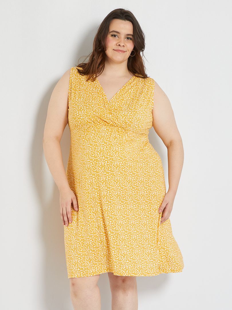 Vestito morbido premaman GIALLO - Kiabi