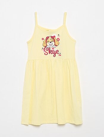 Vestito 'Paw Patrol' in jersey stampato con spalline
