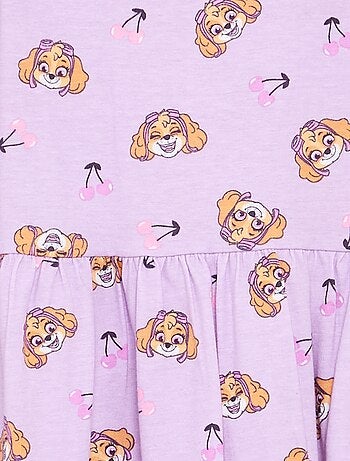 Vestito 'Paw Patrol' in jersey stampato con spalline