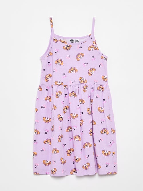 Vestito 'Paw Patrol' in jersey stampato con spalline - Kiabi