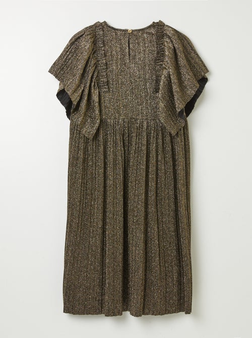 Vestito plissettata e con paillettes - Kiabi