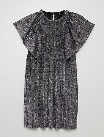 Vestito plissettata e con paillettes
