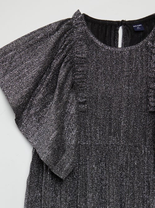 Vestito plissettata e con paillettes - Kiabi