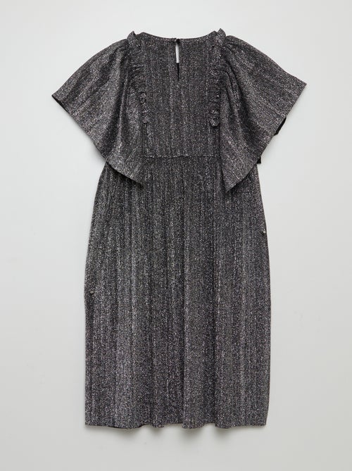 Vestito plissettata e con paillettes - Kiabi