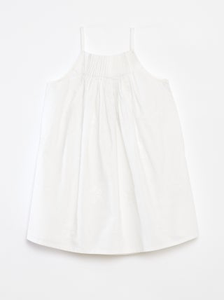Vestito plissettato ricamato
