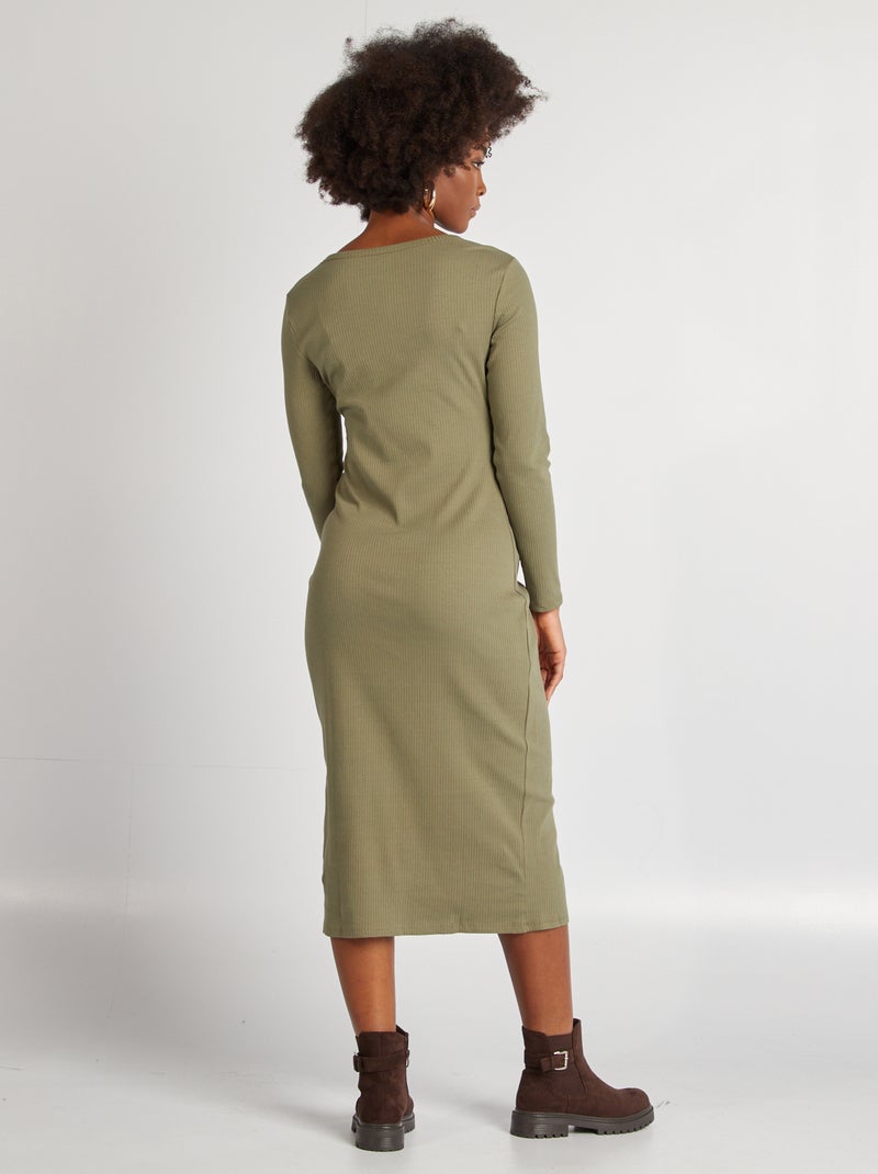 Vestito premaman a coste VERDE - Kiabi