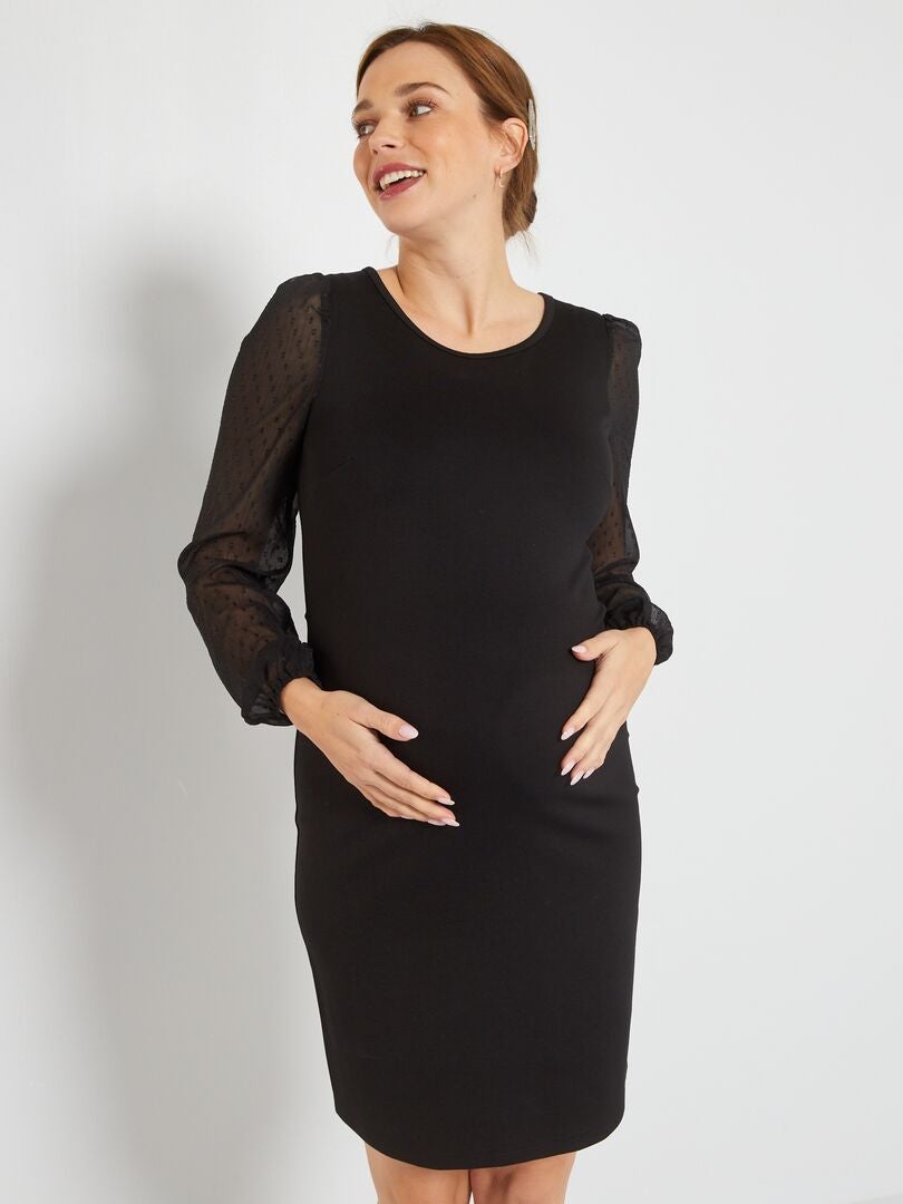 Maniche Lunghe Abito Premaman Aderente Abito Premaman A Maniche