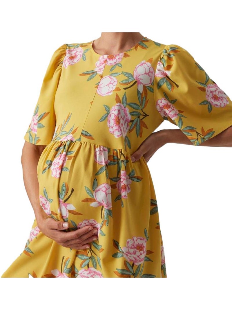 Vestito Premaman Mamalicious Giallo - Kiabi