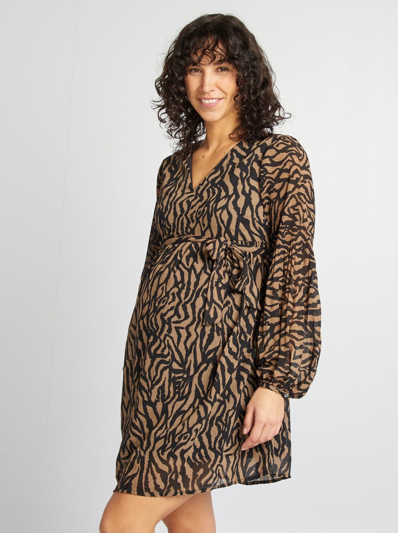 Vestito premaman 'Only maternity' MARRONE - Kiabi